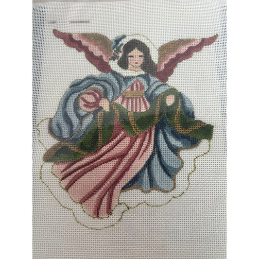 Stitchin Stuff Needlepoint Kit Christmas Angel Joan Thomasson Canvas New 1991