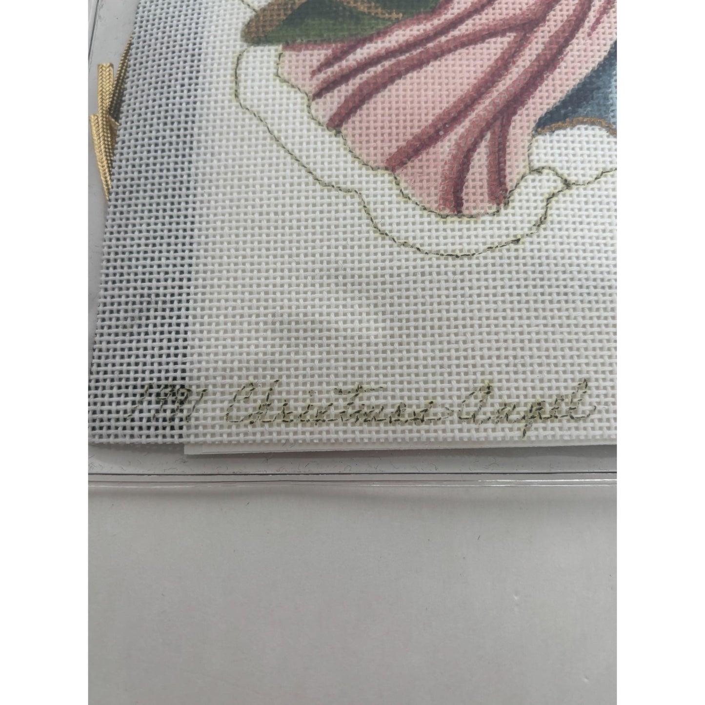 Stitchin Stuff Needlepoint Kit Christmas Angel Joan Thomasson Canvas New 1991