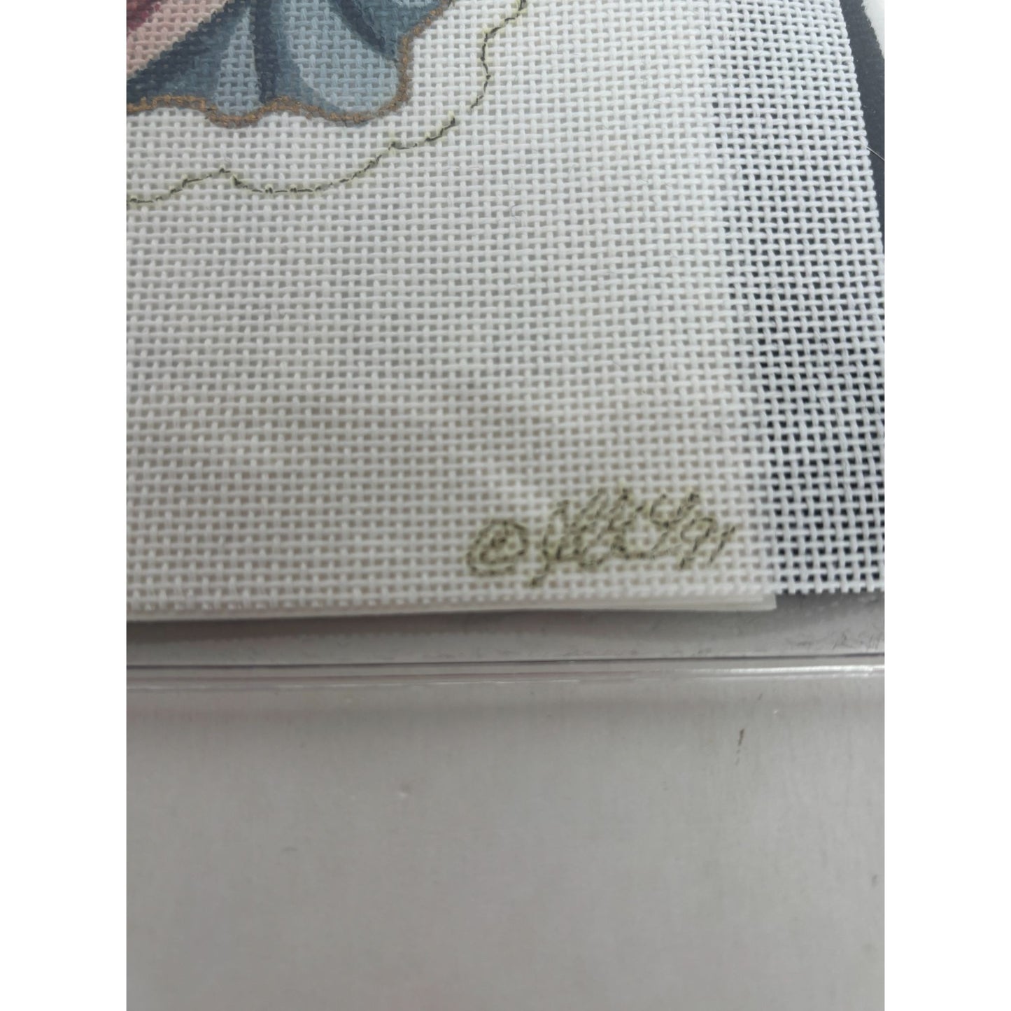 Stitchin Stuff Needlepoint Kit Christmas Angel Joan Thomasson Canvas New 1991