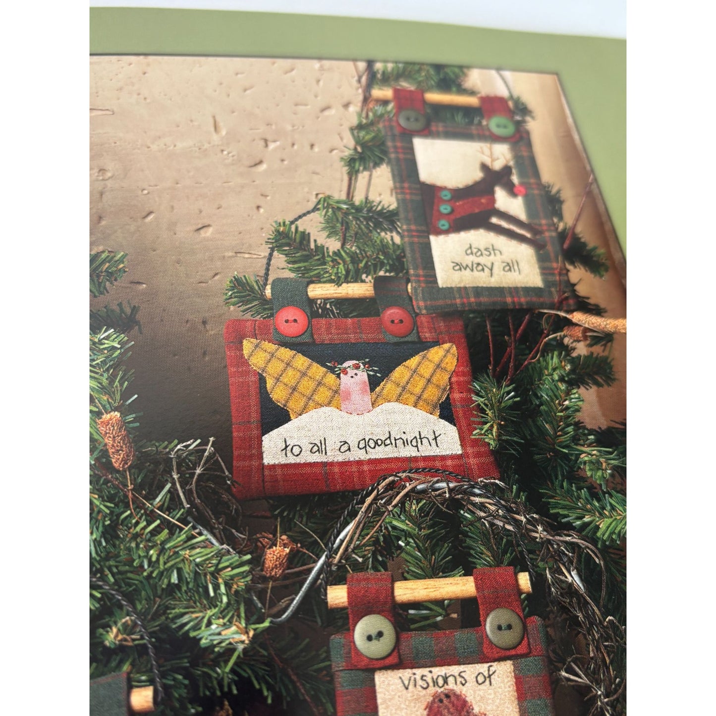 Art To Heart Quilting Pattern Book The Night Before Christmas Stockings Santa
