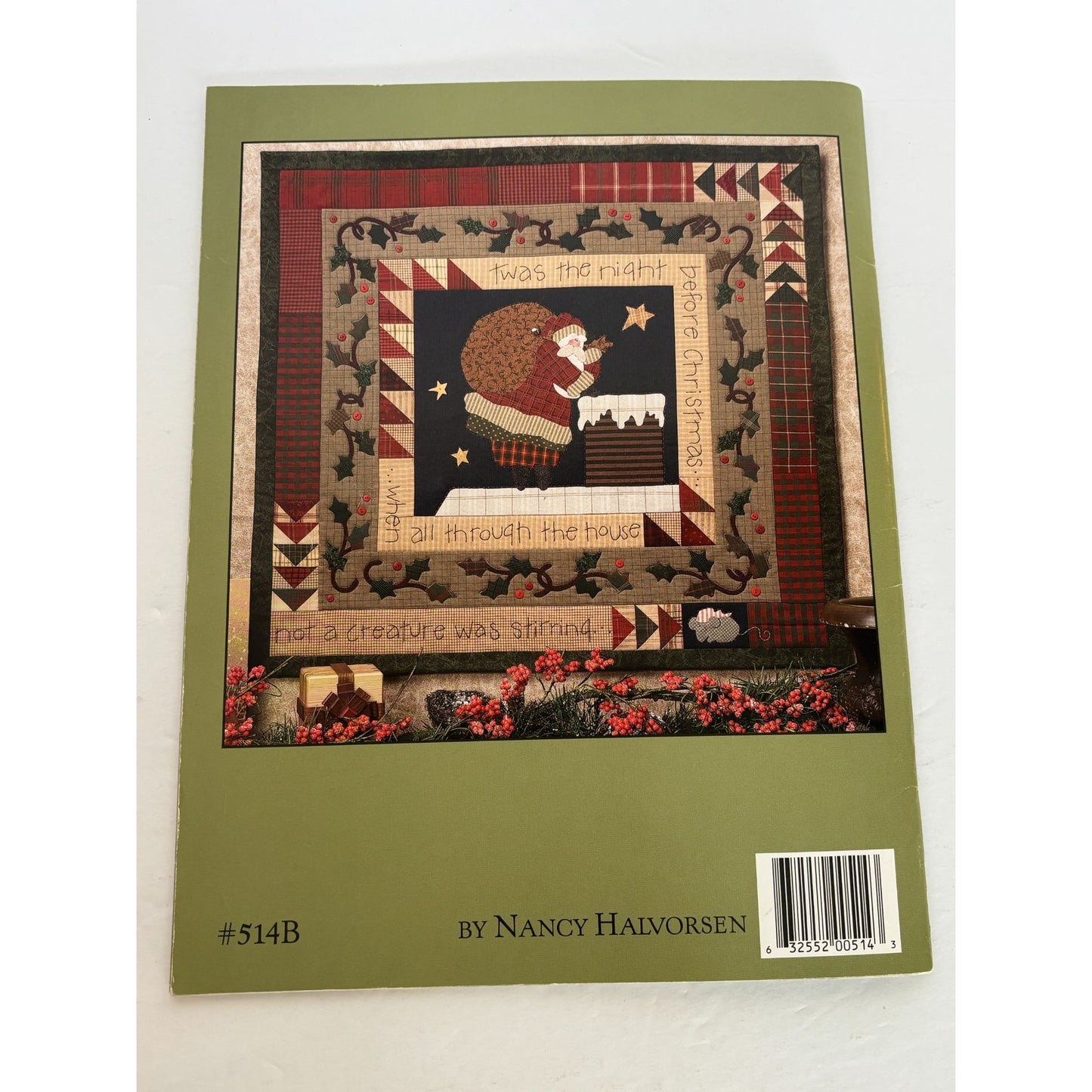 Art To Heart Quilting Pattern Book The Night Before Christmas Stockings Santa