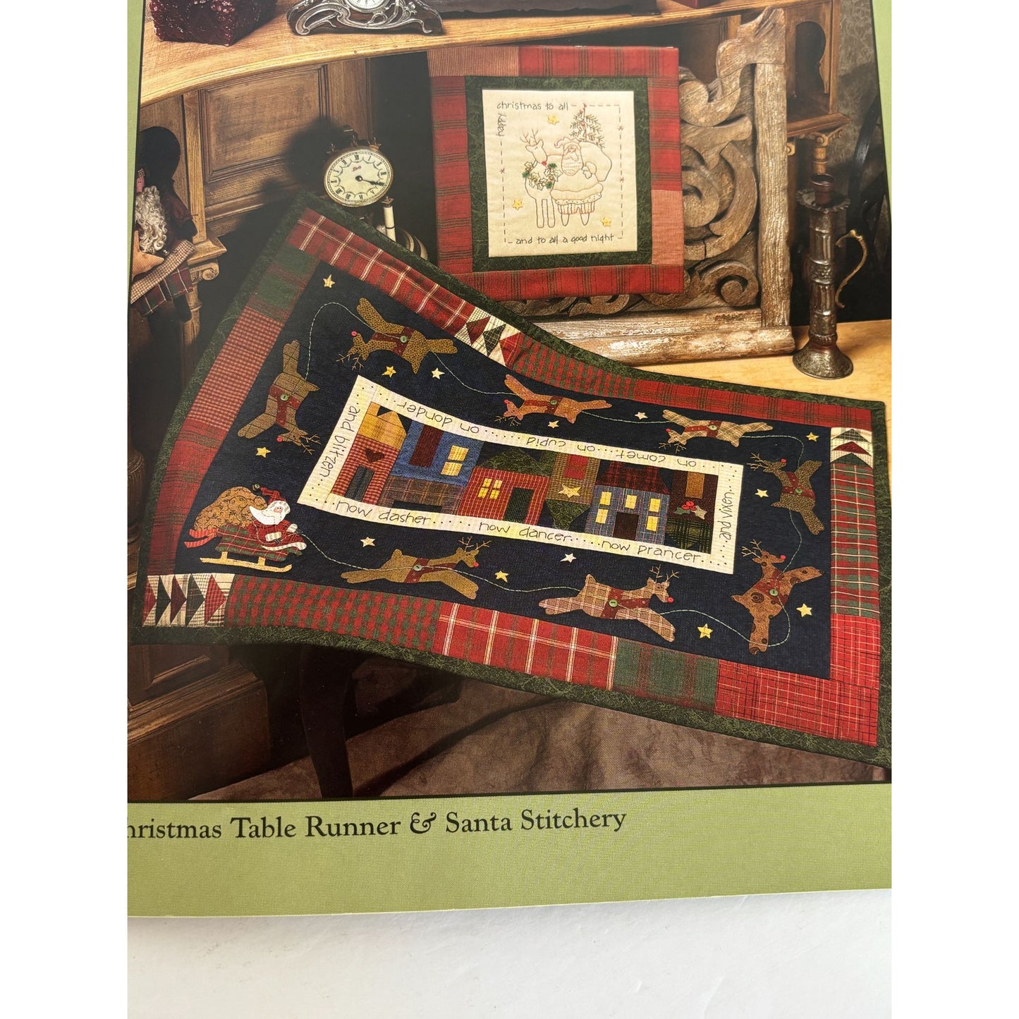 Art To Heart Quilting Pattern Book The Night Before Christmas Stockings Santa