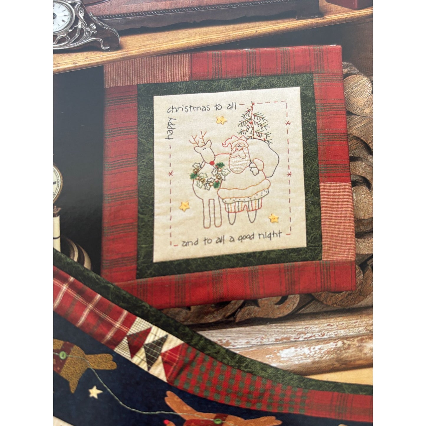 Art To Heart Quilting Pattern Book The Night Before Christmas Stockings Santa