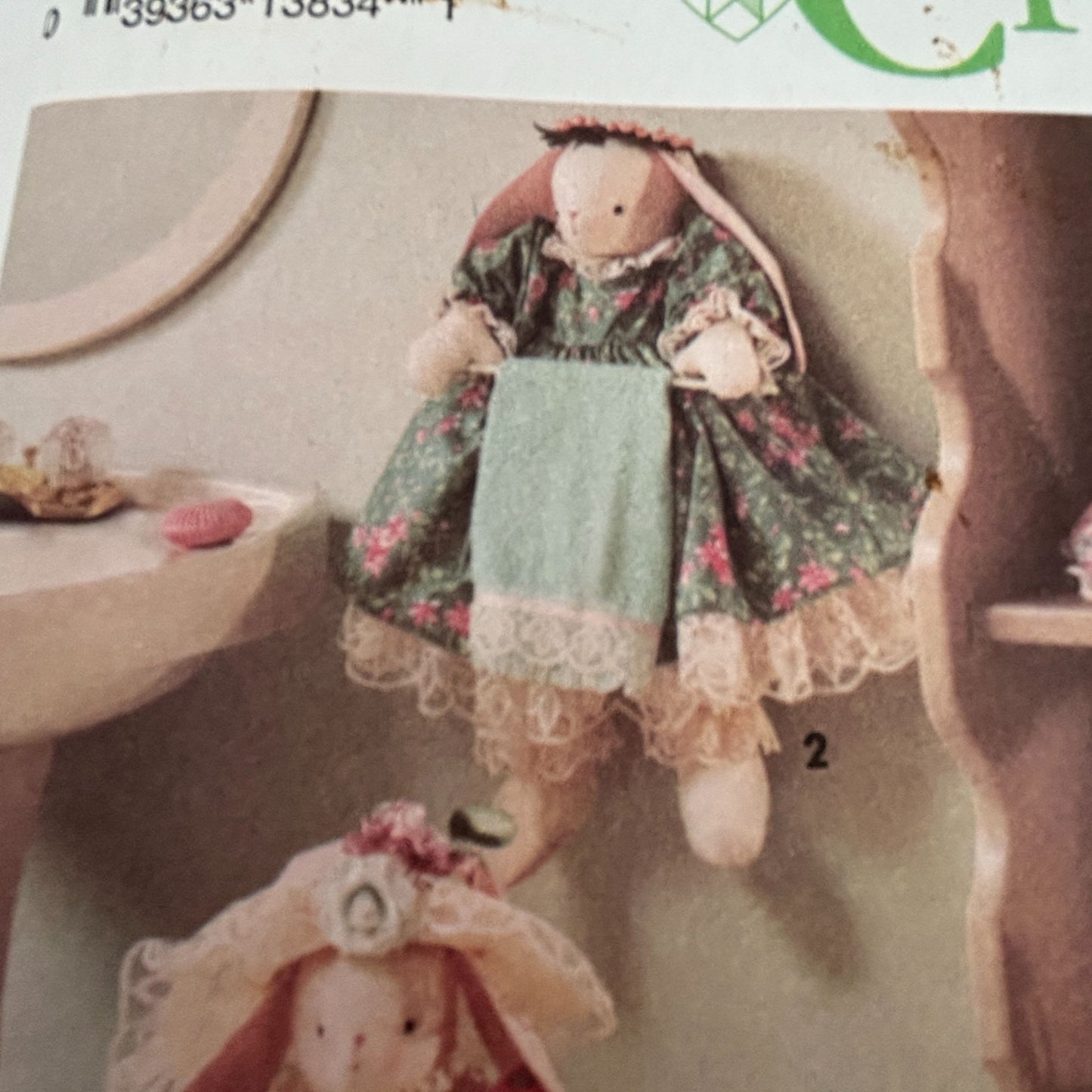 Simplicity Crafts Sewing Pattern 8320: Bathroom Bunnies
