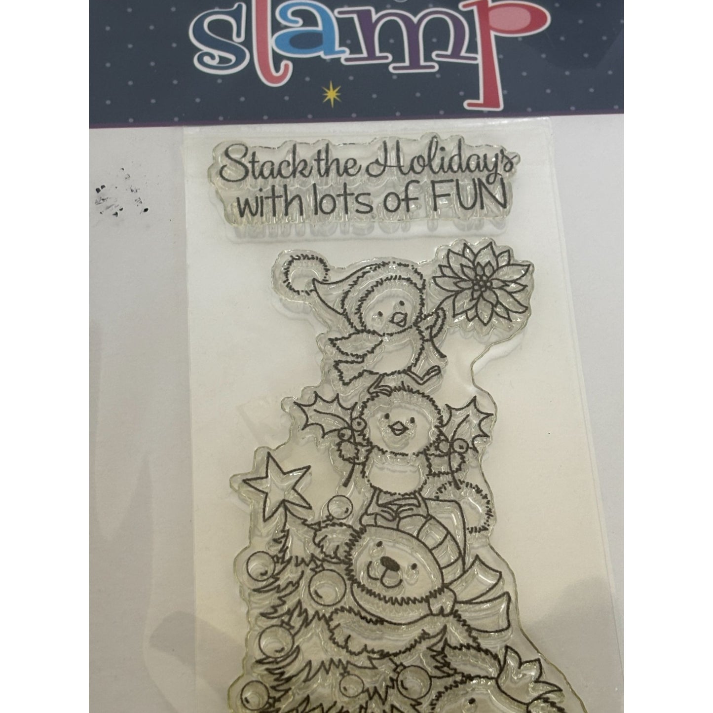Your Next Stamp Clear Photopolymer Christmas Stamps A Cute Holiday Stack Animals