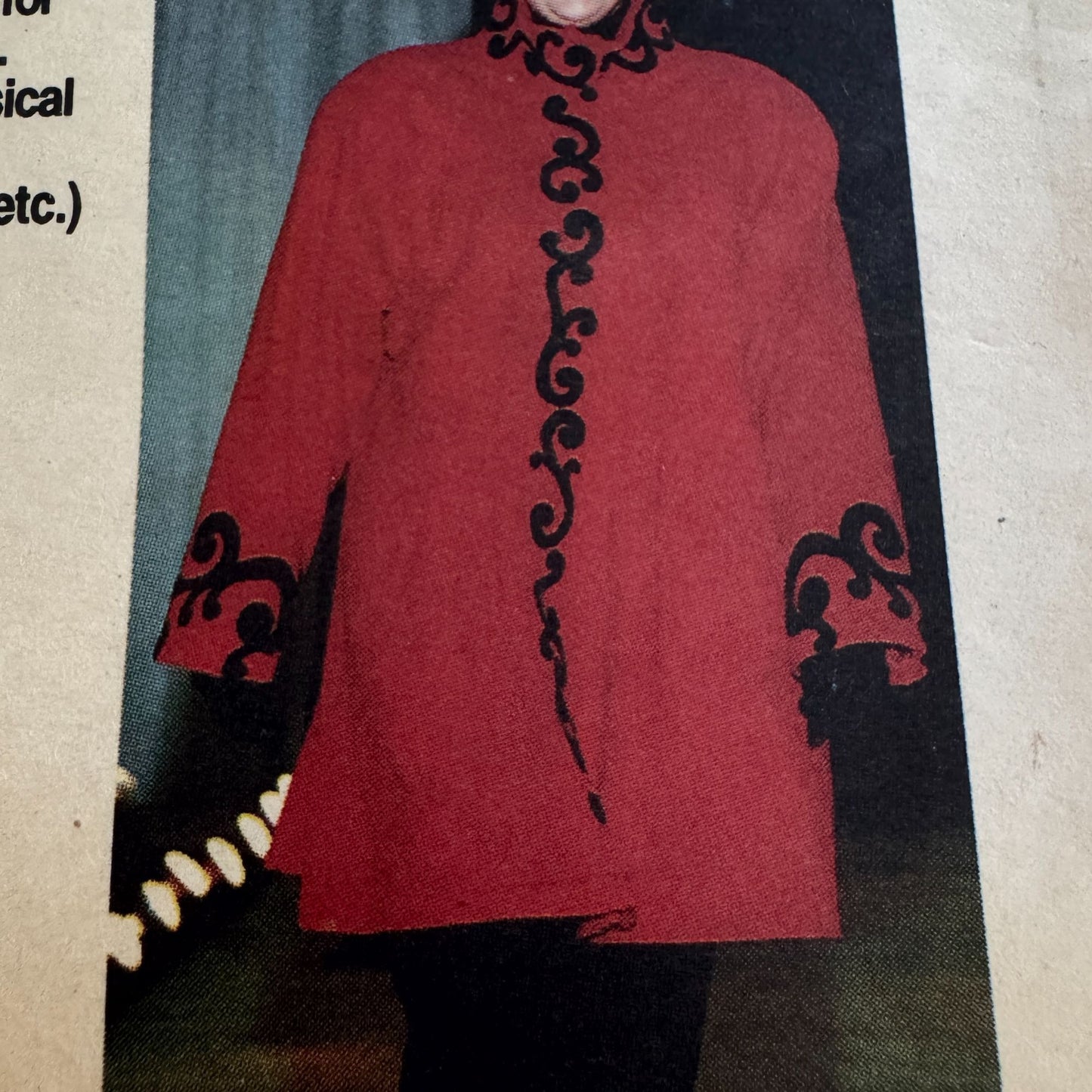 MacPhee Patterns Applique Pattern 868 Swirls Curls Musical Notes Treble Clef UC