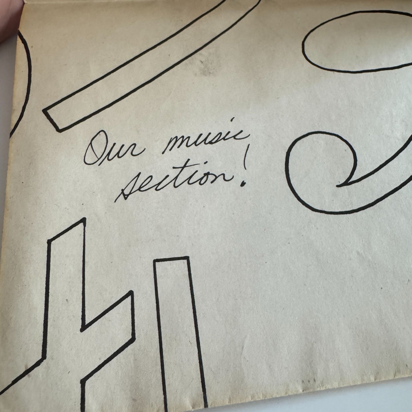 MacPhee Patterns Applique Pattern 868 Swirls Curls Musical Notes Treble Clef UC