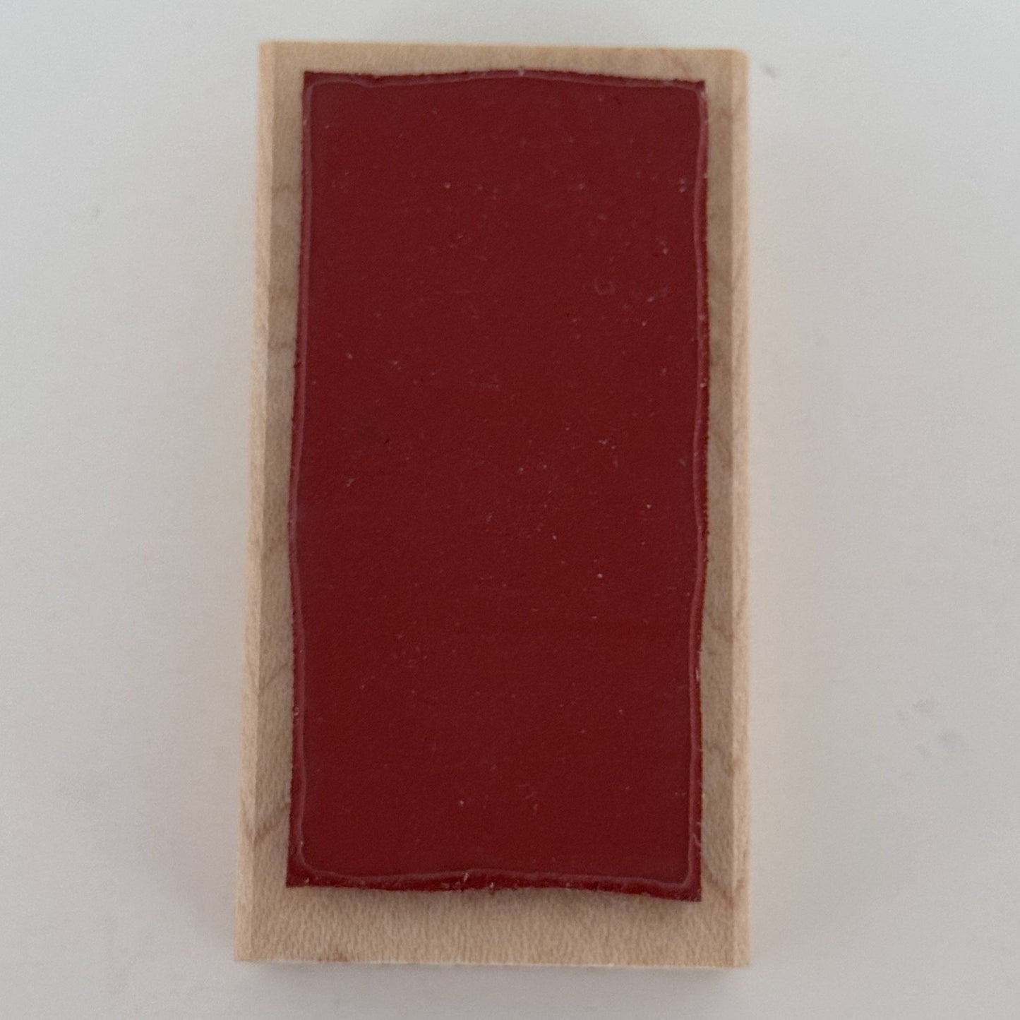 Impress Rubber Stamp Rectangle Background Solid Shape Grunge Rough Edges Blackout Confidential Cardmaking Craft