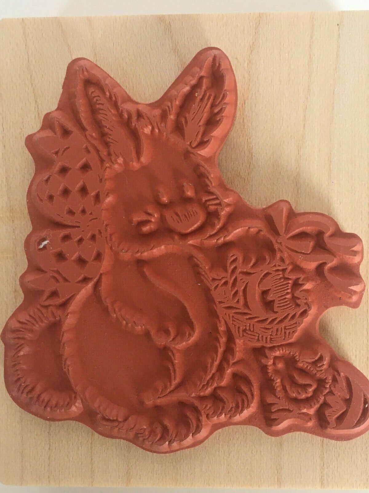 PSX Easter Bunny Hatched Chick Basket Humor Funny Spring Rubber Stamp G-2672