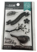 Hero Arts Clear Stamp Set Happy Birthday A Little Bird Told Me Worm Photopolymer