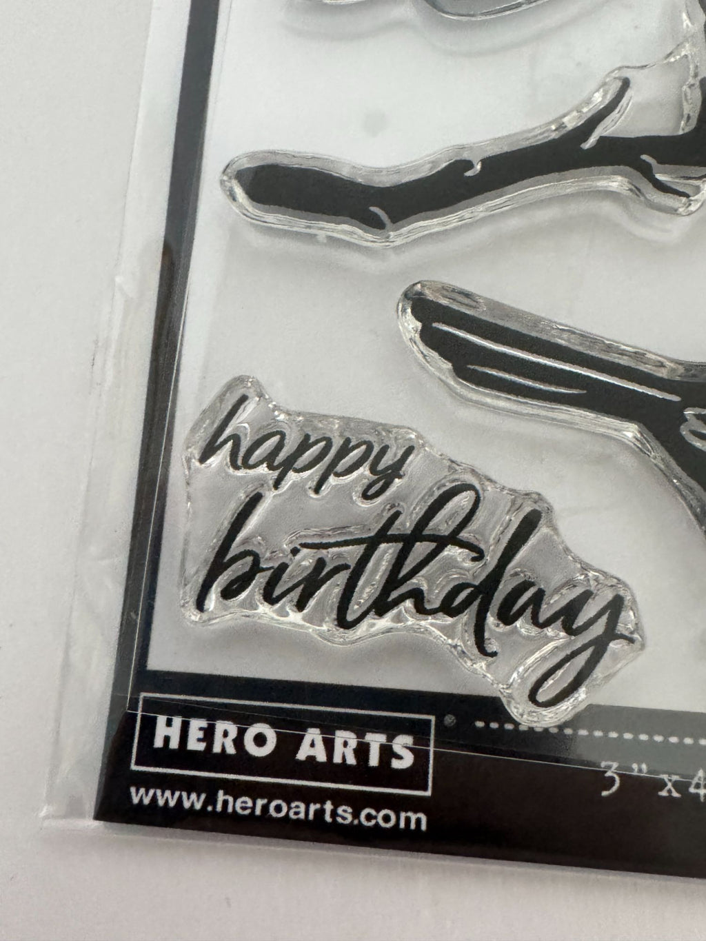 Hero Arts Clear Stamp Set Happy Birthday A Little Bird Told Me Worm Photopolymer