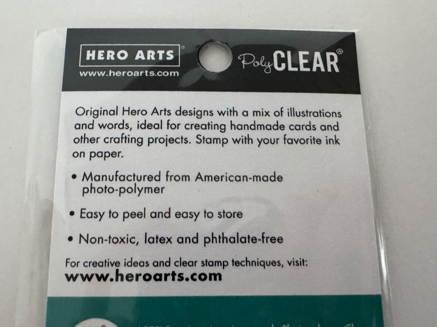 Hero Arts Clear Stamp Set Happy Birthday A Little Bird Told Me Worm Photopolymer