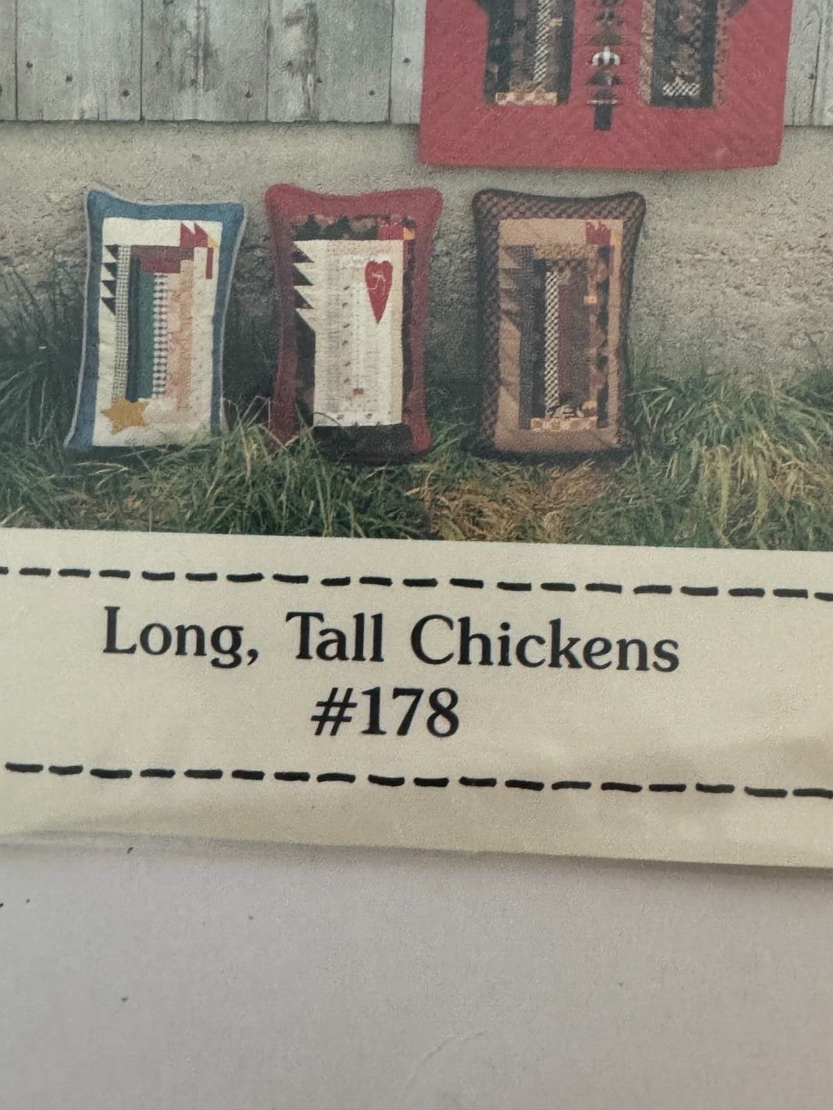Country Threads Wall Quilt Pattern Long Tall Chickens Farm Animals Country 178 Scrap Farmhouse