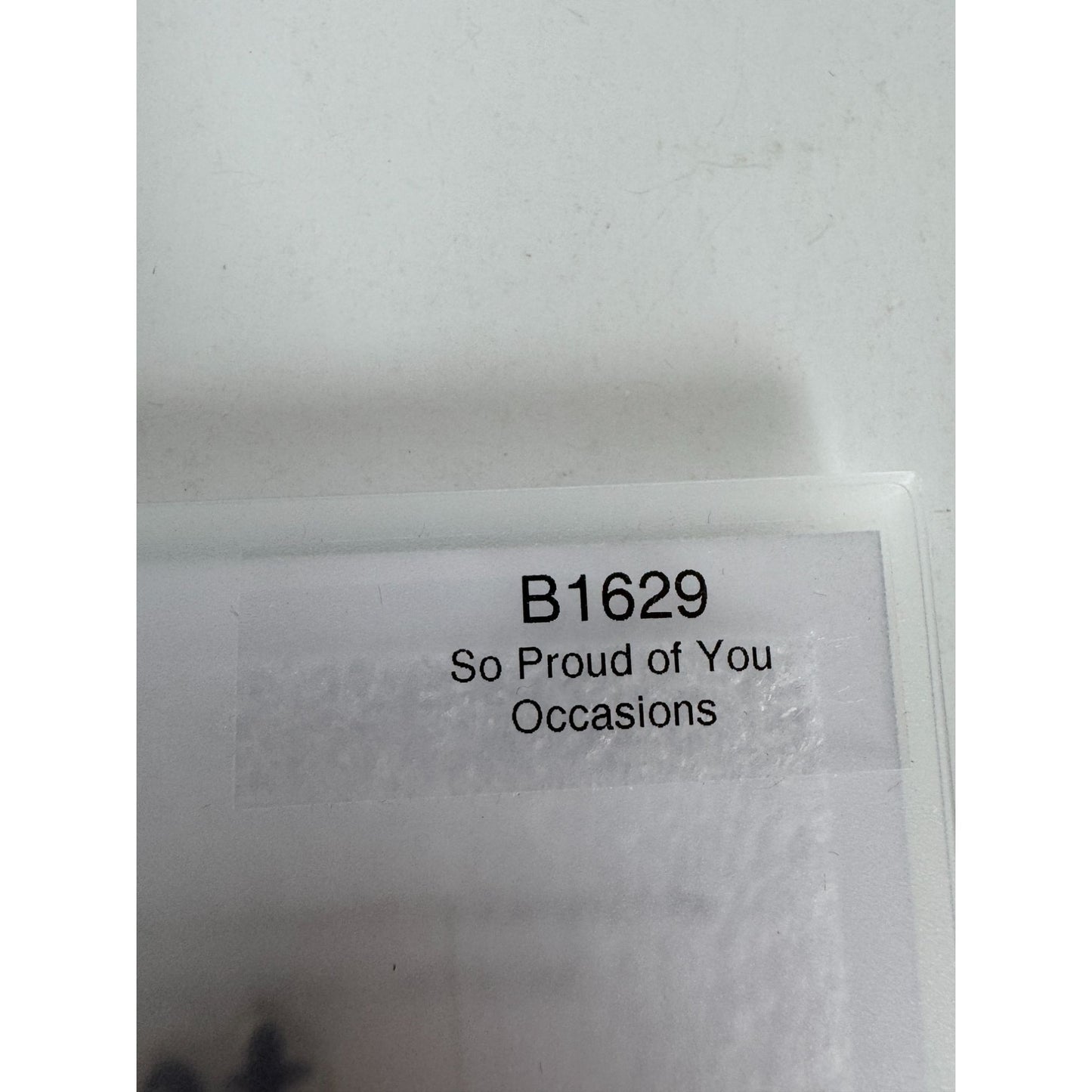 CTMH My Acrylix Acrylic Stamp Set So Proud of You Great Job Proud of You B1629
