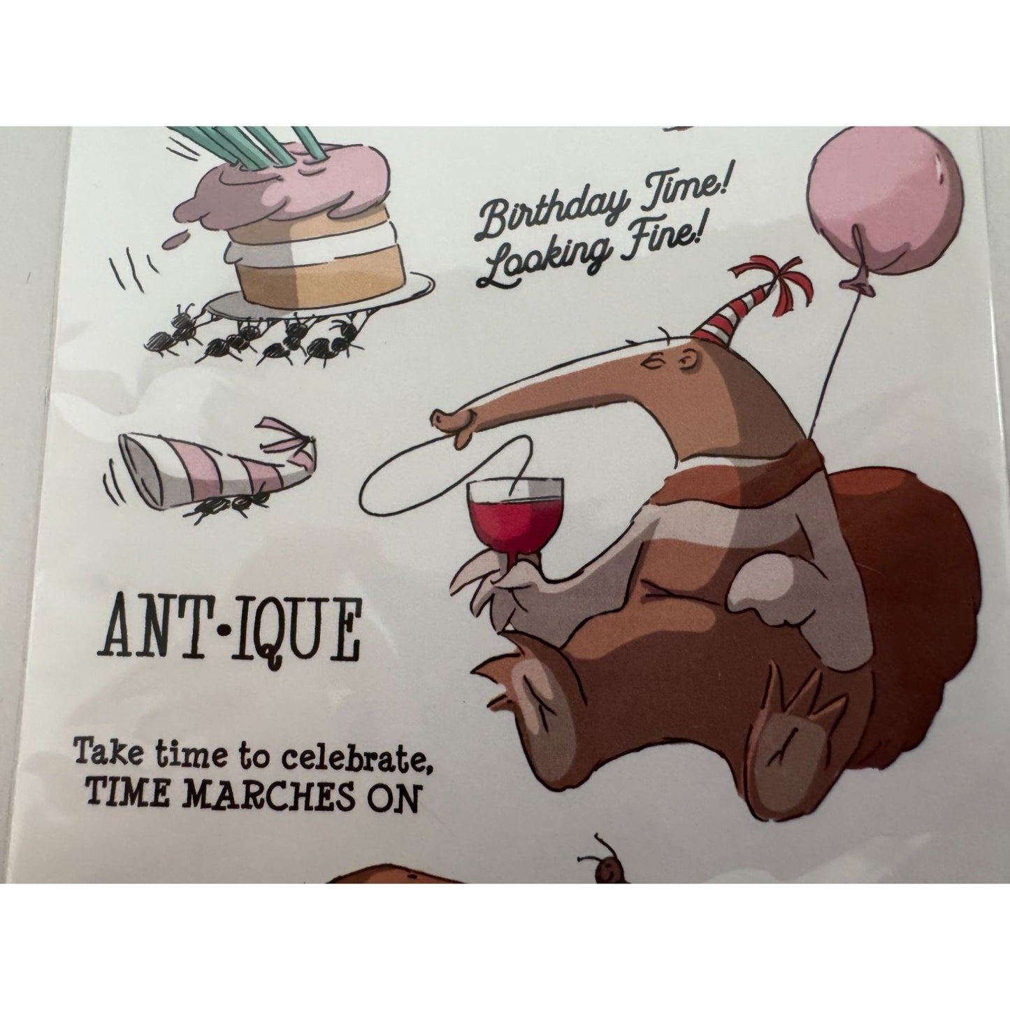 Art Impressions Clear Stamps Crazy Antics Ant Pun Humor Birthday Funny Sayings Cardmaking