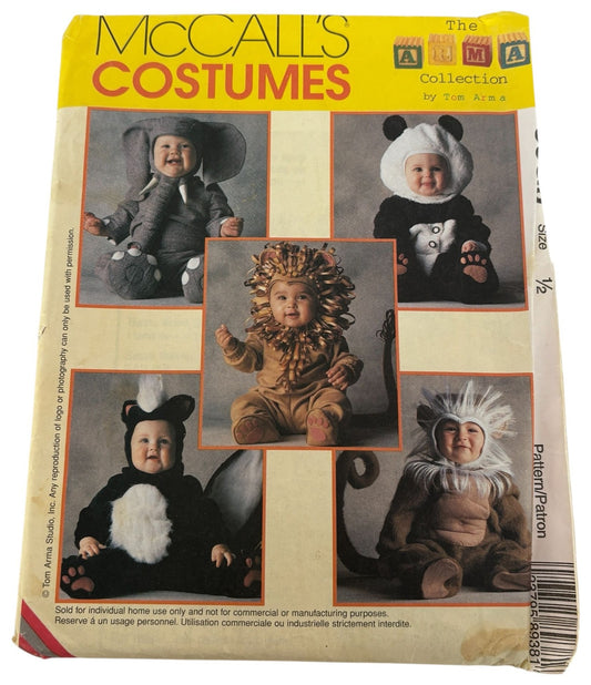 McCall's Costumes Sewing Pattern 8938: Baby Costumes
