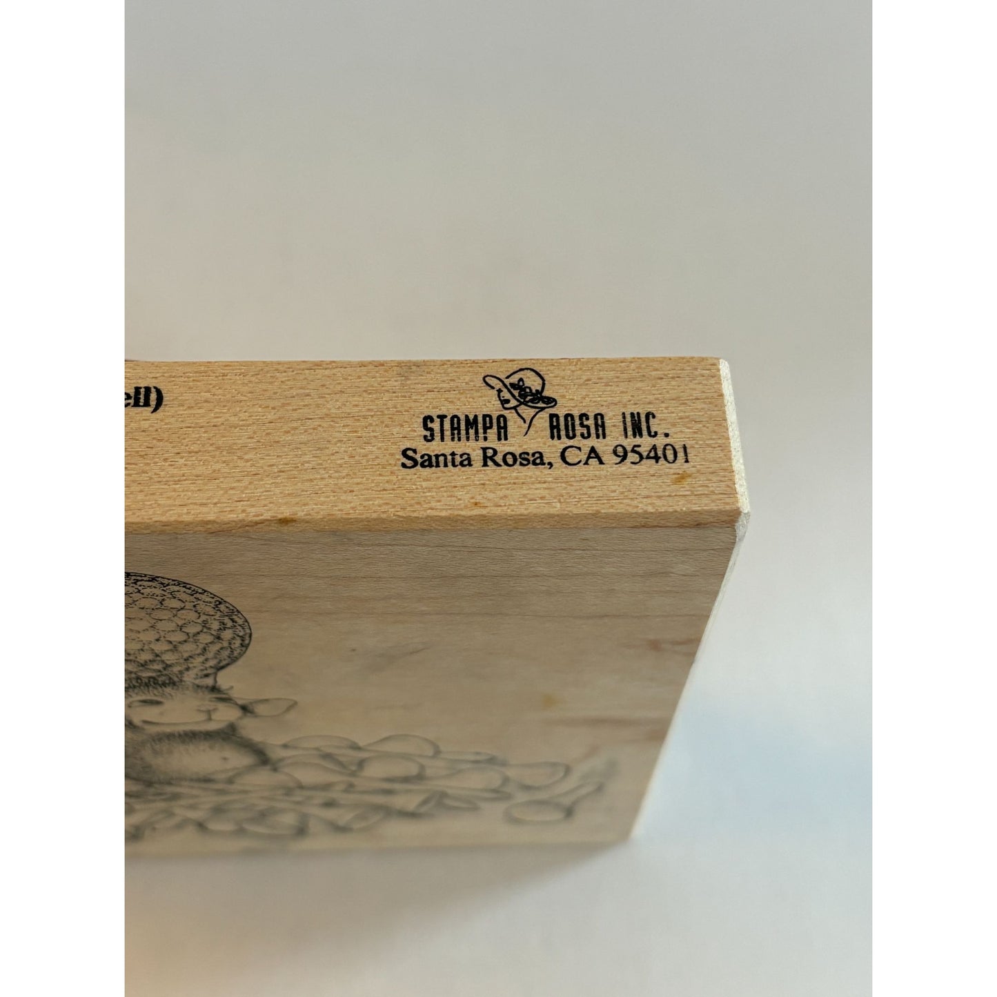 Stampa Rosa House Mouse Rubber Stamp Golf Ball and Tees Golfing Funny Maxwell