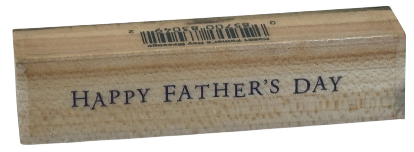 Hero Arts Rubber Stamp Happy Fathers Day Message Card Making Words Sentiment Art
