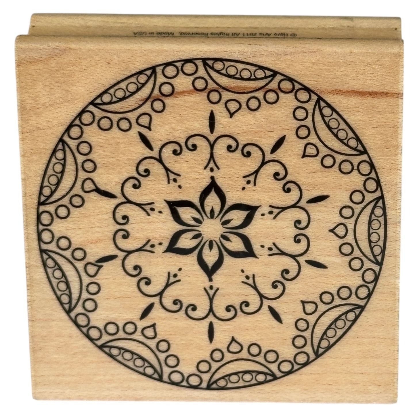Hero Arts Rubber Stamp Star Ornament Medallion Circle Card Making Craft