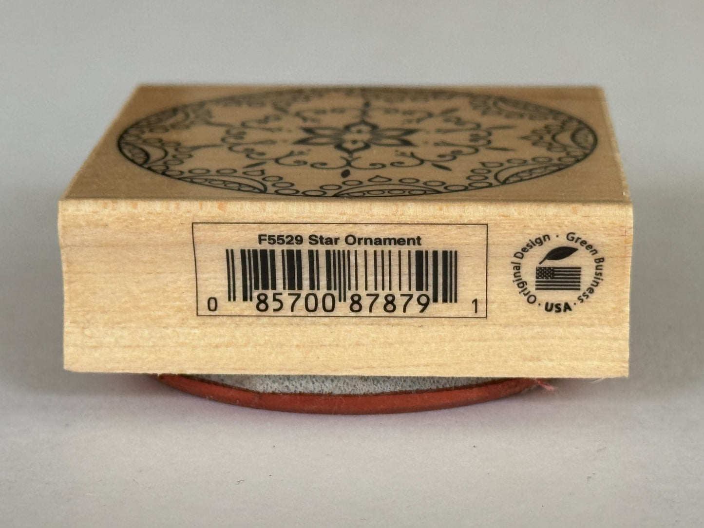 Hero Arts Rubber Stamp Star Ornament Medallion Circle Card Making Craft