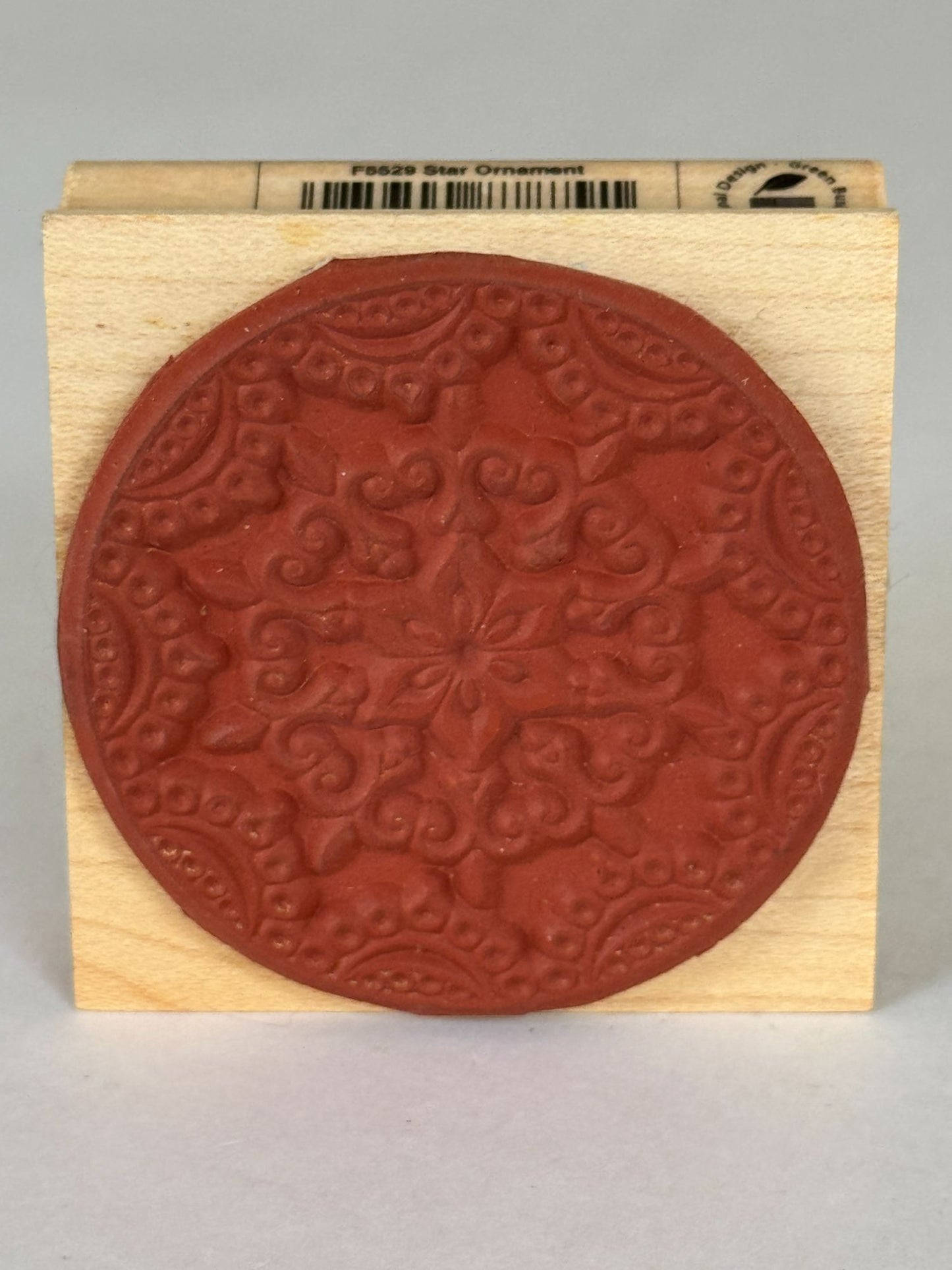Hero Arts Rubber Stamp Star Ornament Medallion Circle Card Making Craft