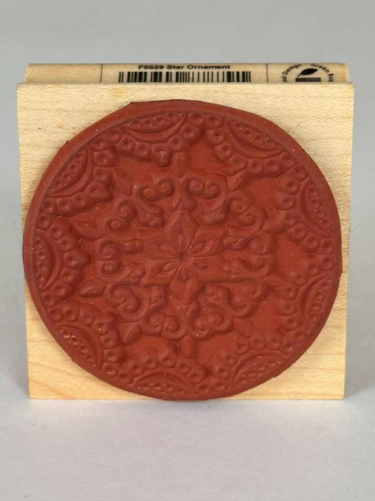 Hero Arts Rubber Stamp Star Ornament Medallion Circle Card Making Craft