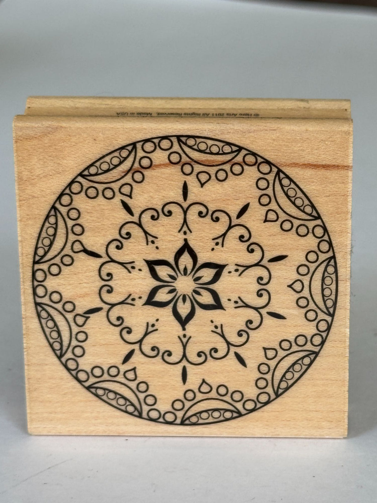 Hero Arts Rubber Stamp Star Ornament Medallion Circle Card Making Craft