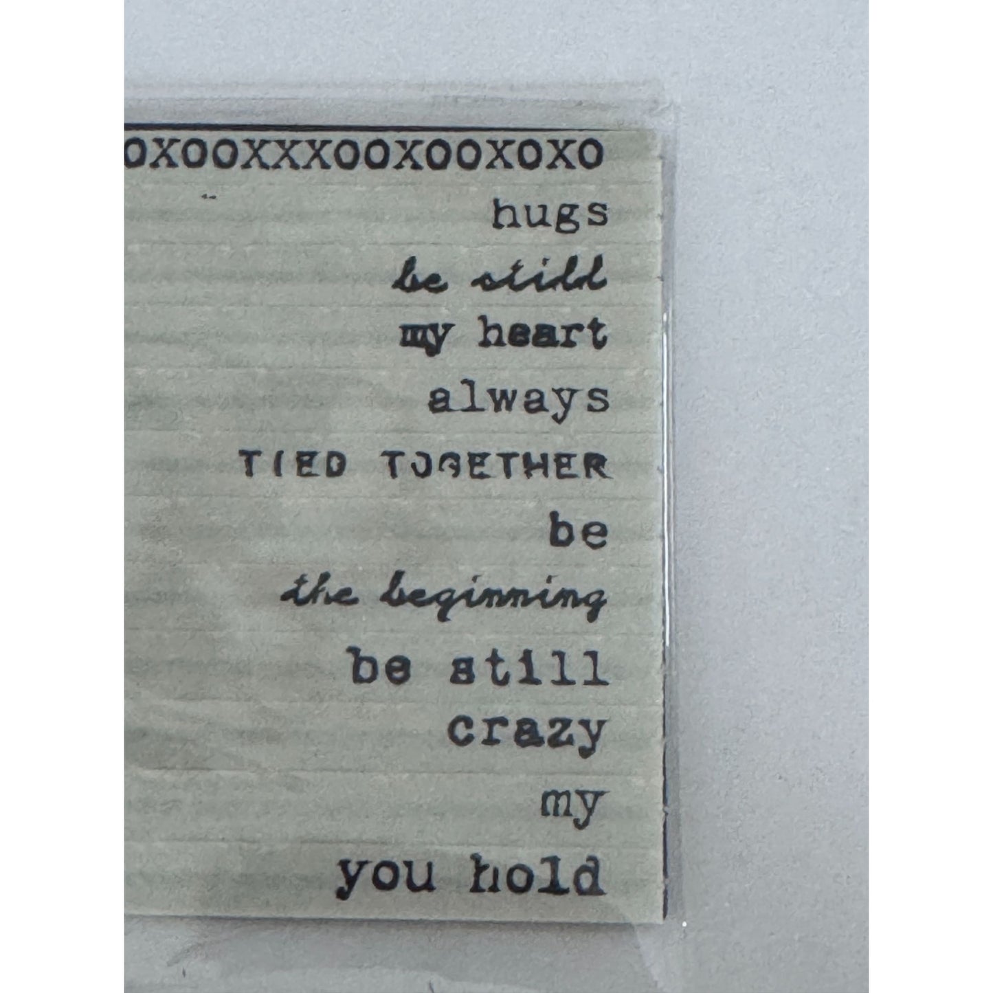 I Kan Dee Twist Ties Love Word Strips Scrapbook Embellishments Romantic Phrases Junk Journaling
