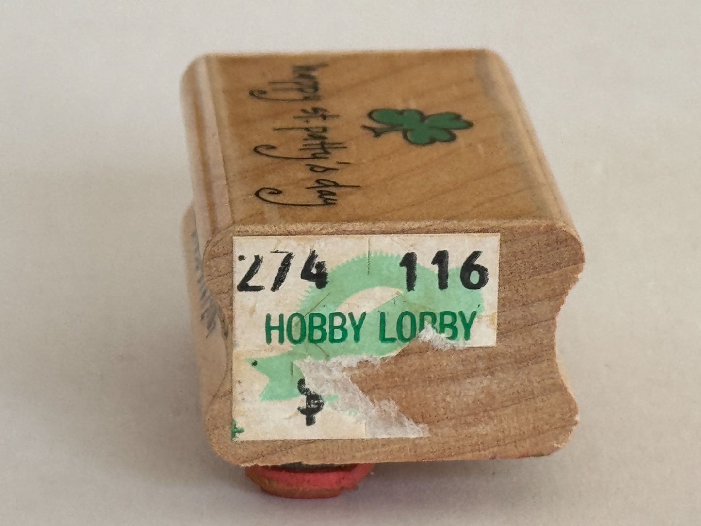 Hampton Art Rubber Stamp Happy St Pattys Day Saint Patrick Cardmaking Irish Luck