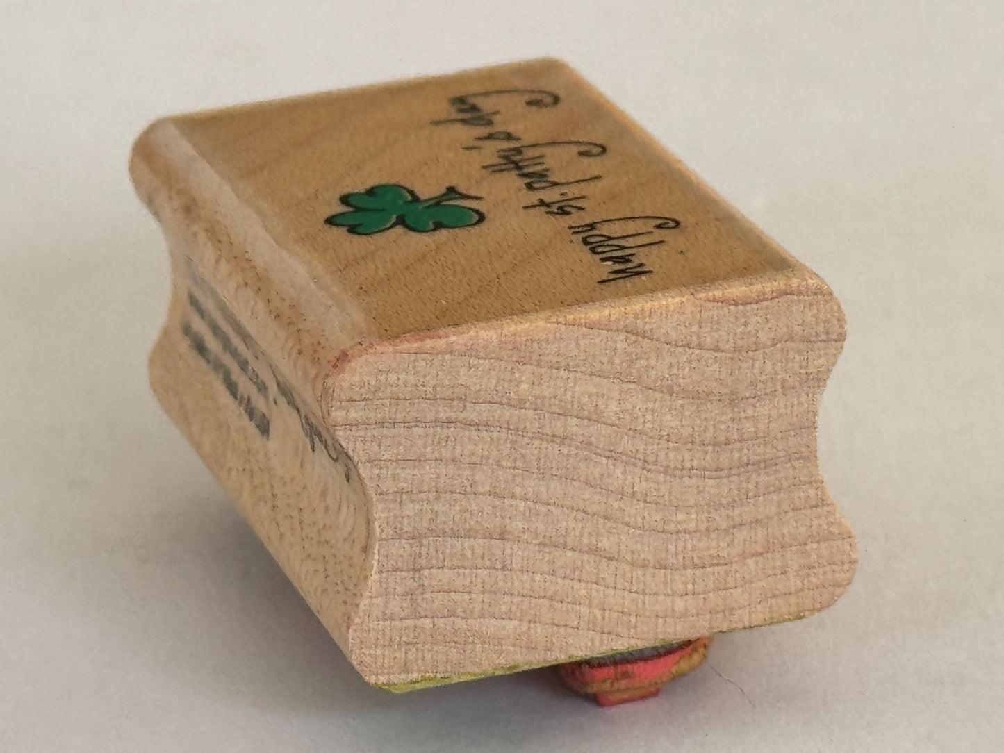 Hampton Art Rubber Stamp Happy St Pattys Day Saint Patrick Cardmaking Irish Luck