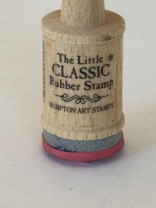 Hampton Art Little Classic Rubber Stamp To Birthday Balloon Gift Tag Card Making