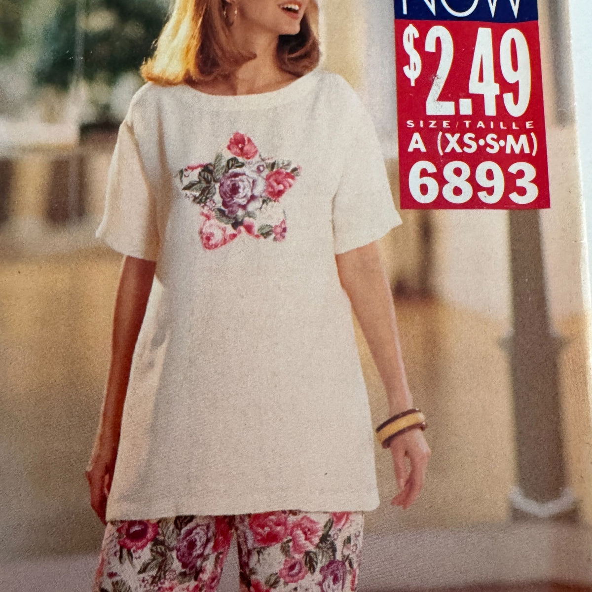 Butterick Sewing Pattern 6893 Top Pants 6-14 Easy 90s Casual Lounge Outfit Uncut Vintage