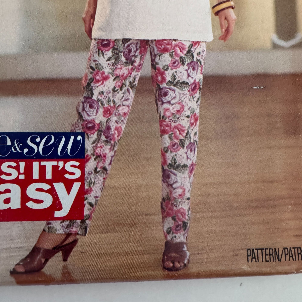 Butterick Sewing Pattern 6893 Top Pants 6-14 Easy 90s Casual Lounge Outfit Uncut Vintage