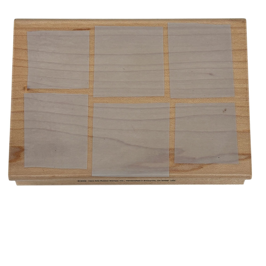 Hero Arts Rubber Stamp Six Irregular Background Blocks Texture Background H2552 Cardmaking Abstract Shapes