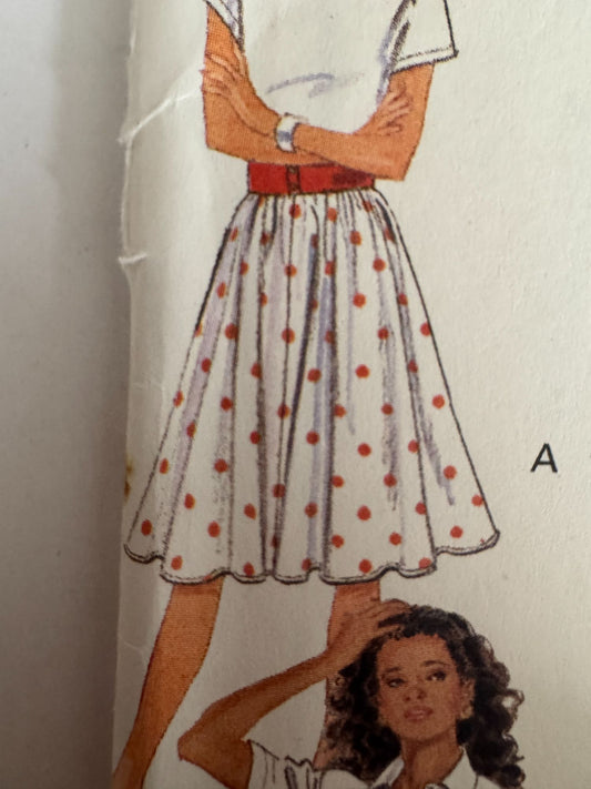 Butterick Sewing Pattern 4938 Easy Circular Skirt 1990s Casual 18 20 22 Uncut