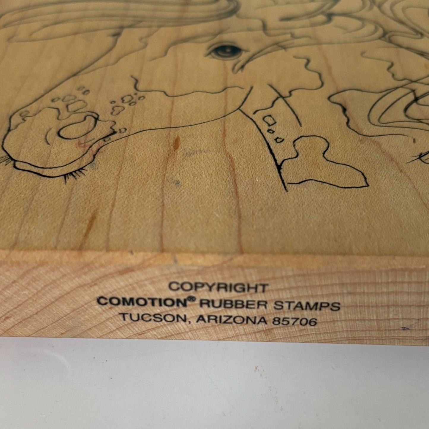 CoMotion Rubber Stamp Artistic Horse Head Crafting Scrapbooking Tool Card Making