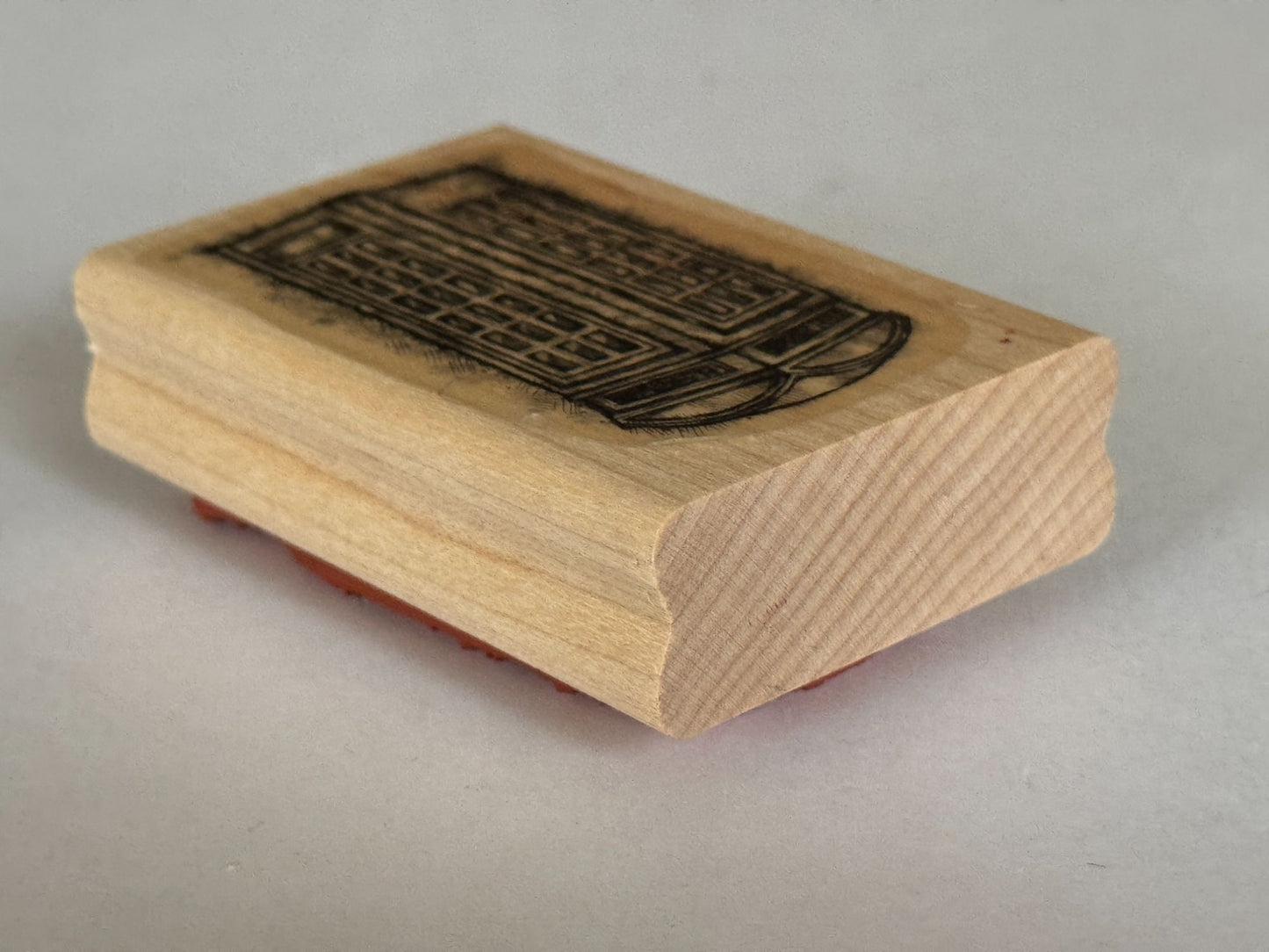 Stampin Up Rubber Stamp Telephone Booth Phone London Steampunk Card Making Craft
