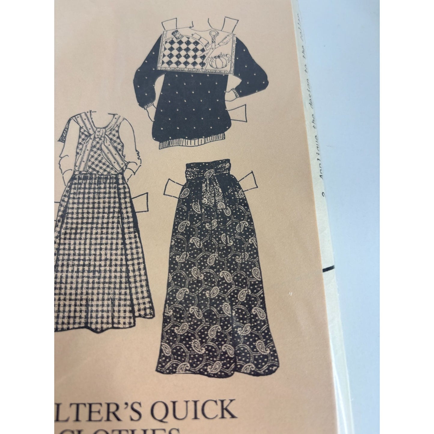 Osage County Quilt Factory Sewing Pattern Quilters Quick Clothes Shirt Jumper UC