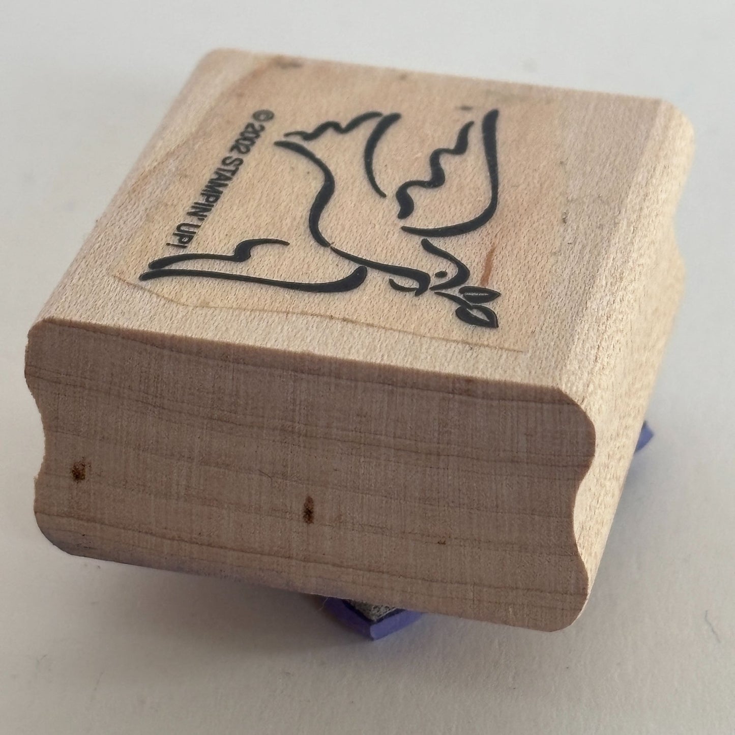 Stampin Up Rubber Stamp Dove Peace Christmas Holidays Religious Christian Symbol