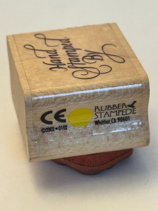 Rubber Stampede Rubber Stamp Hand Stamped Card Making Stamping Hobby Cursive