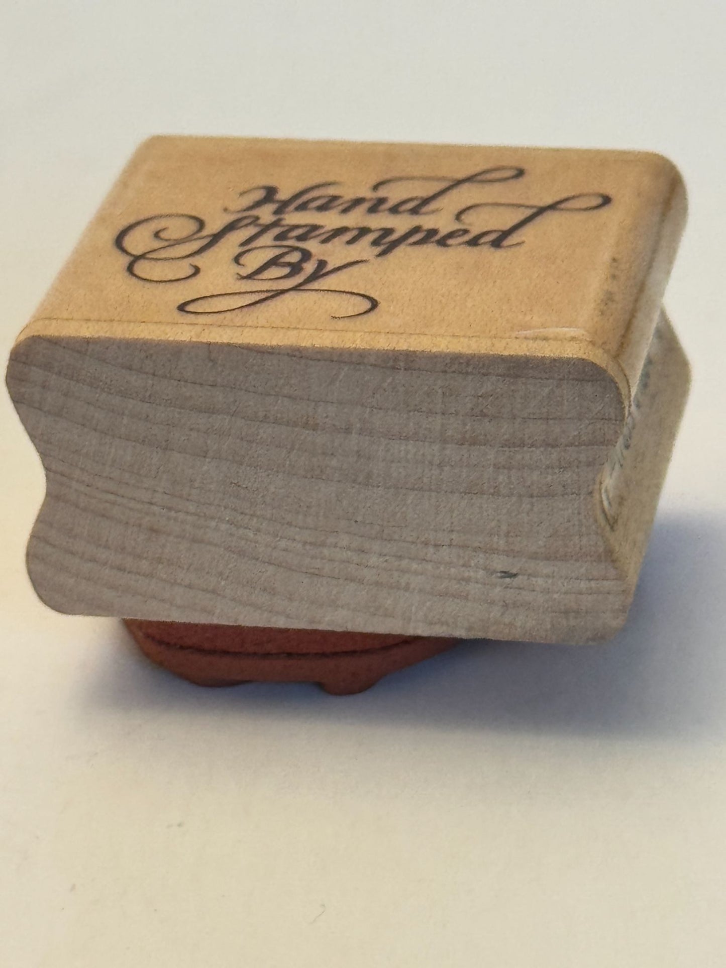 Rubber Stampede Rubber Stamp Hand Stamped Card Making Stamping Hobby Cursive
