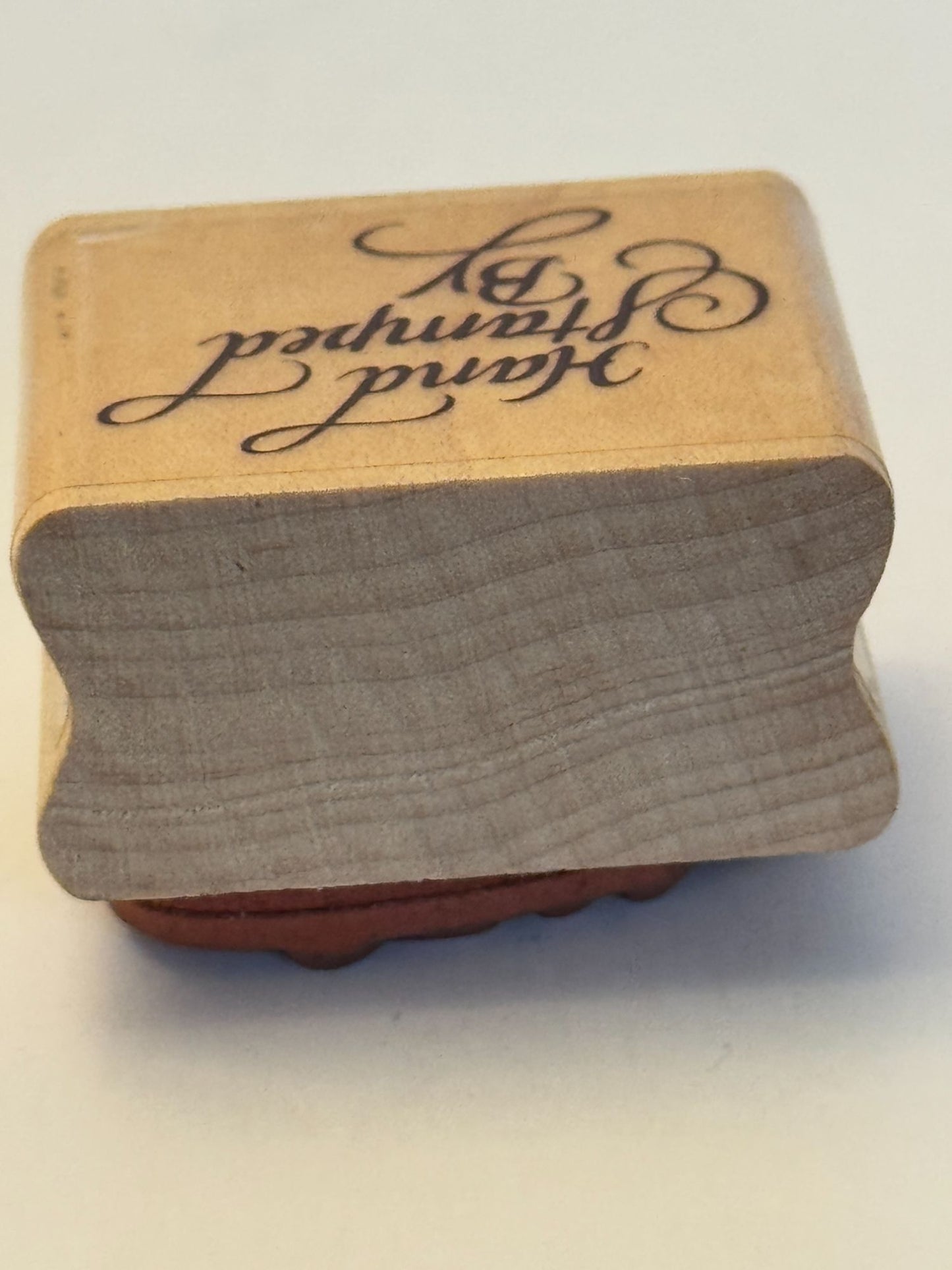 Rubber Stampede Rubber Stamp Hand Stamped Card Making Stamping Hobby Cursive