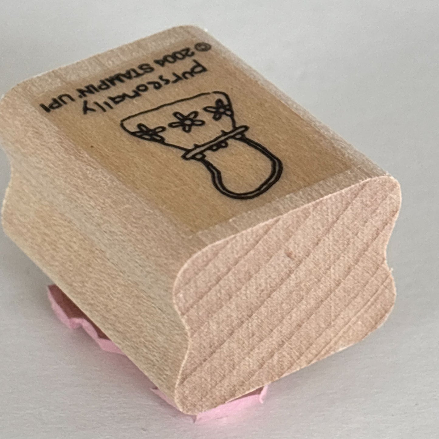 Stampin Up Rubber Stamp Purse Handbag Purseonally Pun Personally Cardmaking Words Sentiment Mini Fashion