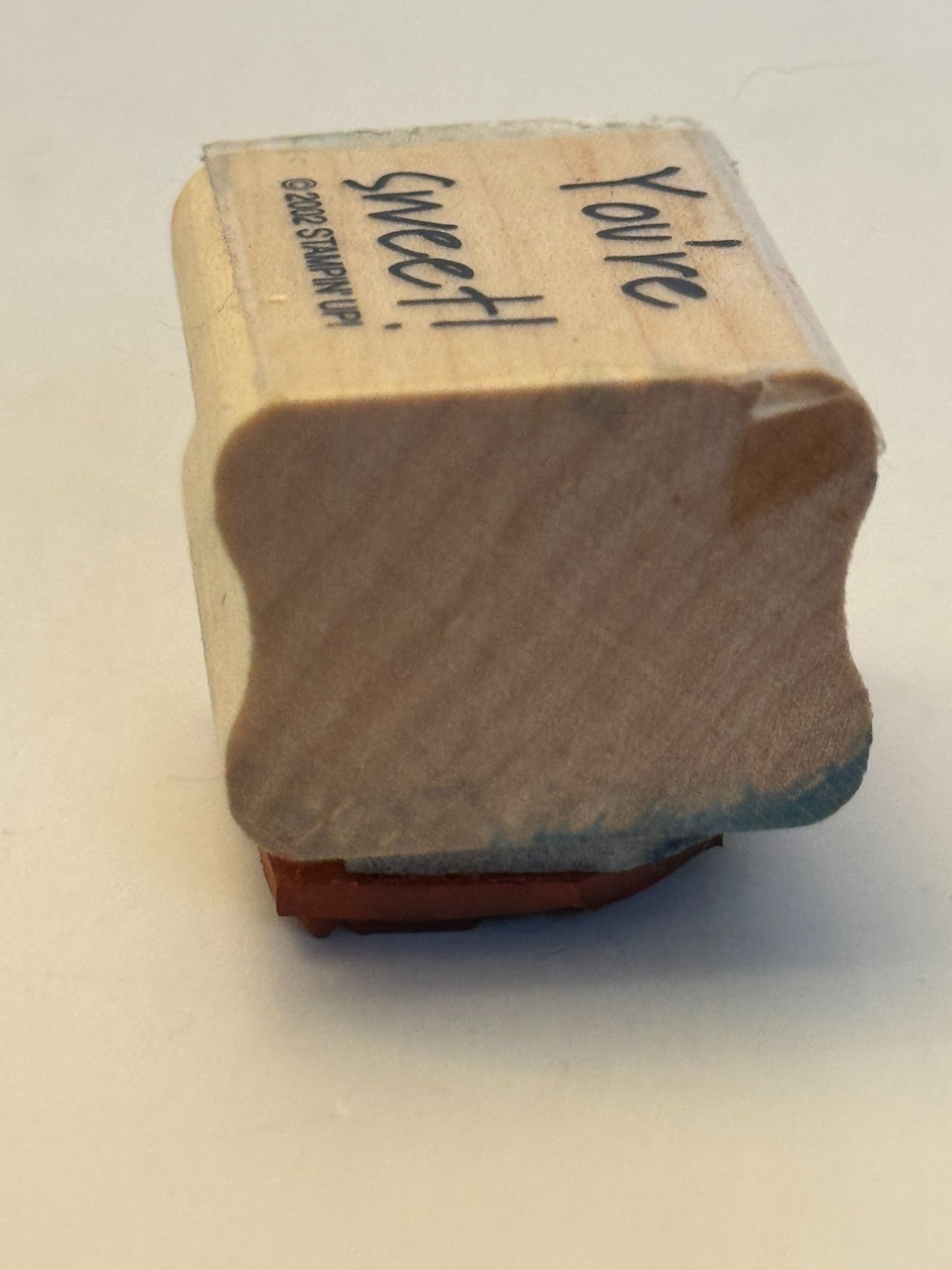 Stampin Up Rubber Stamp You Are Sweet Compliment Sentiment Valentines Day Words
