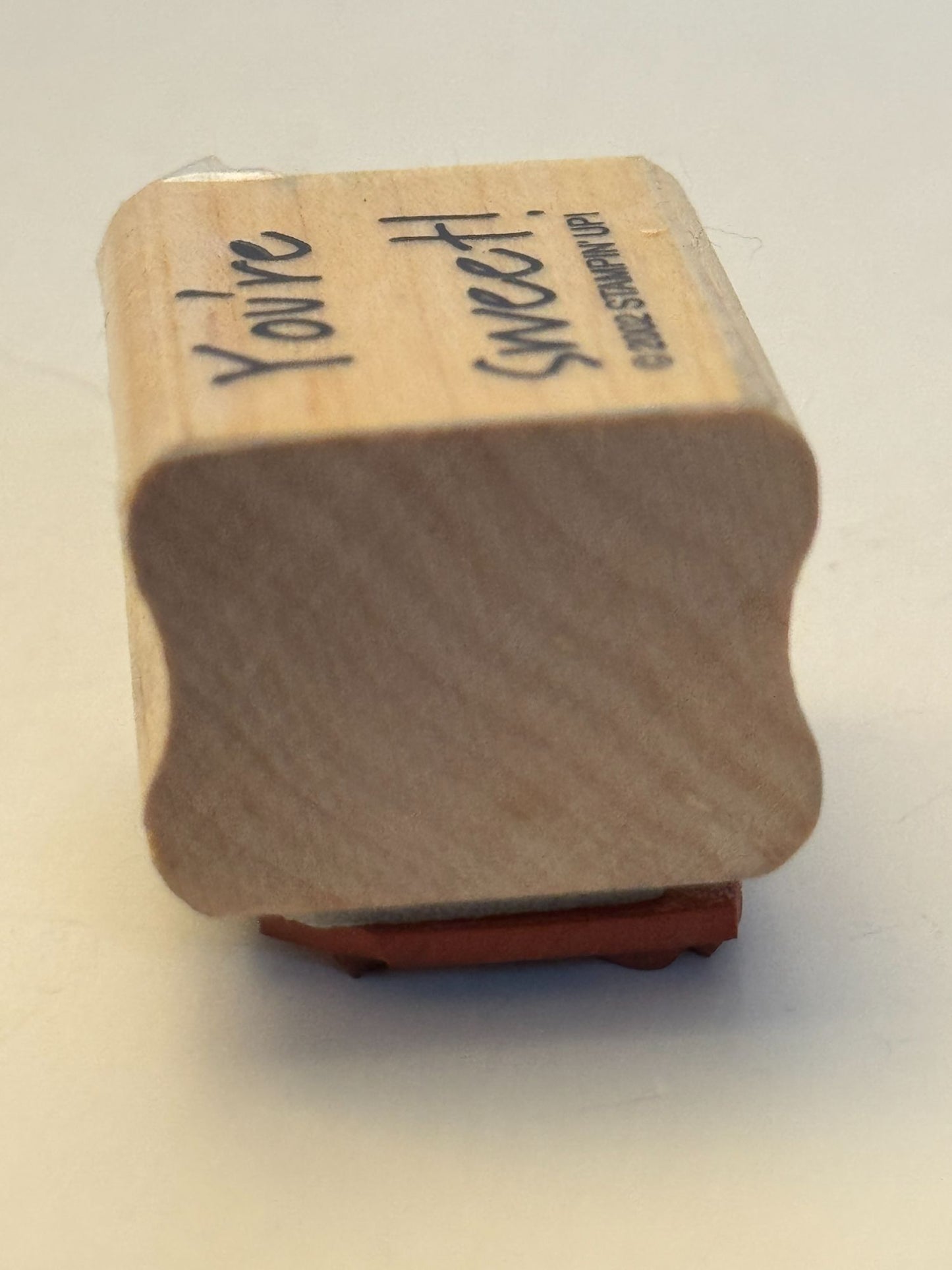 Stampin Up Rubber Stamp You Are Sweet Compliment Sentiment Valentines Day Words