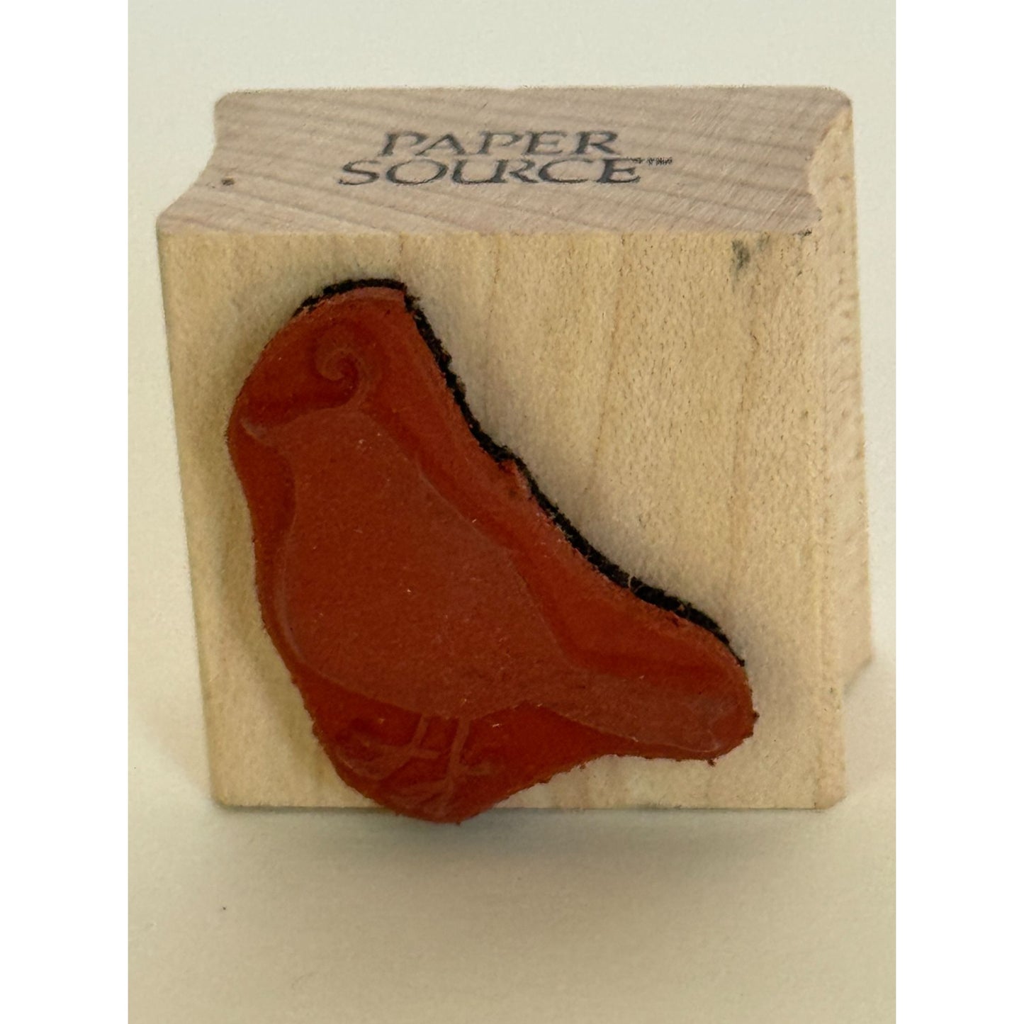 Paper Source Rubber Stamp Partridge Bird Silhouette Nature Garden Card Making