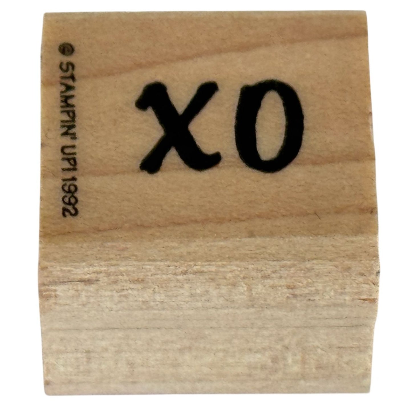 Stampin Up Rubber Stamp XO Valentines Day Card Making Love Hugs Kisses XOXO Wood