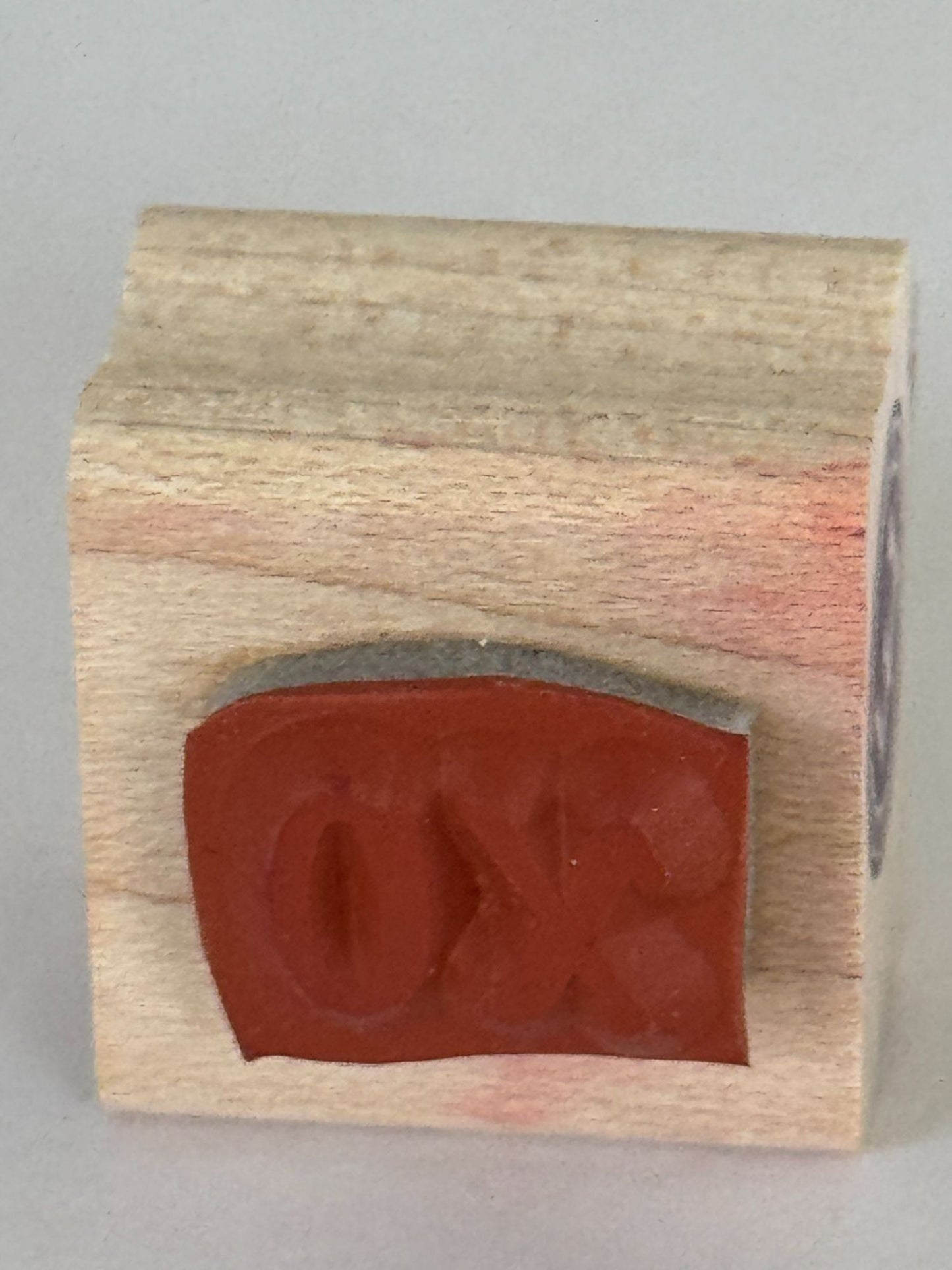 Stampin Up Rubber Stamp XO Valentines Day Card Making Love Hugs Kisses XOXO Wood