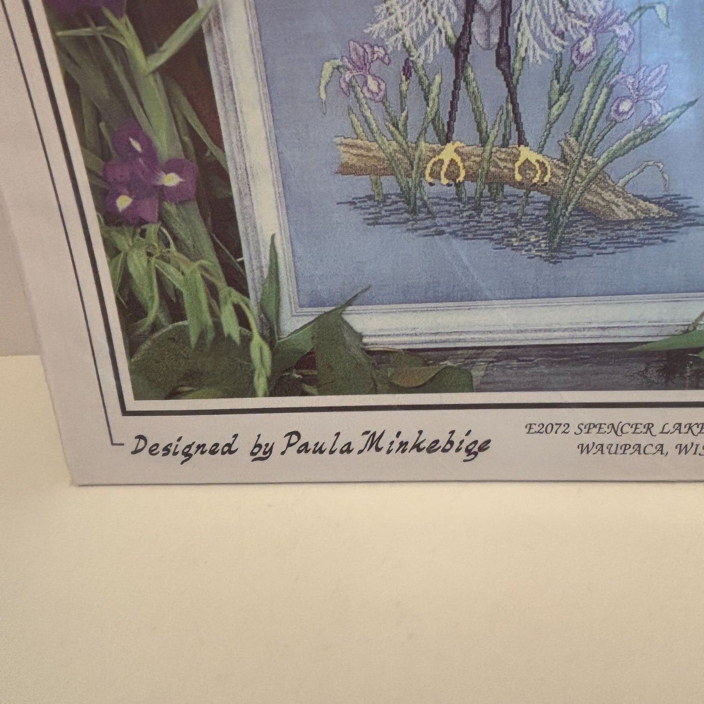 Crossed Wing Collection Cross Stitch Pattern Snowy Egret Bird Nature 43