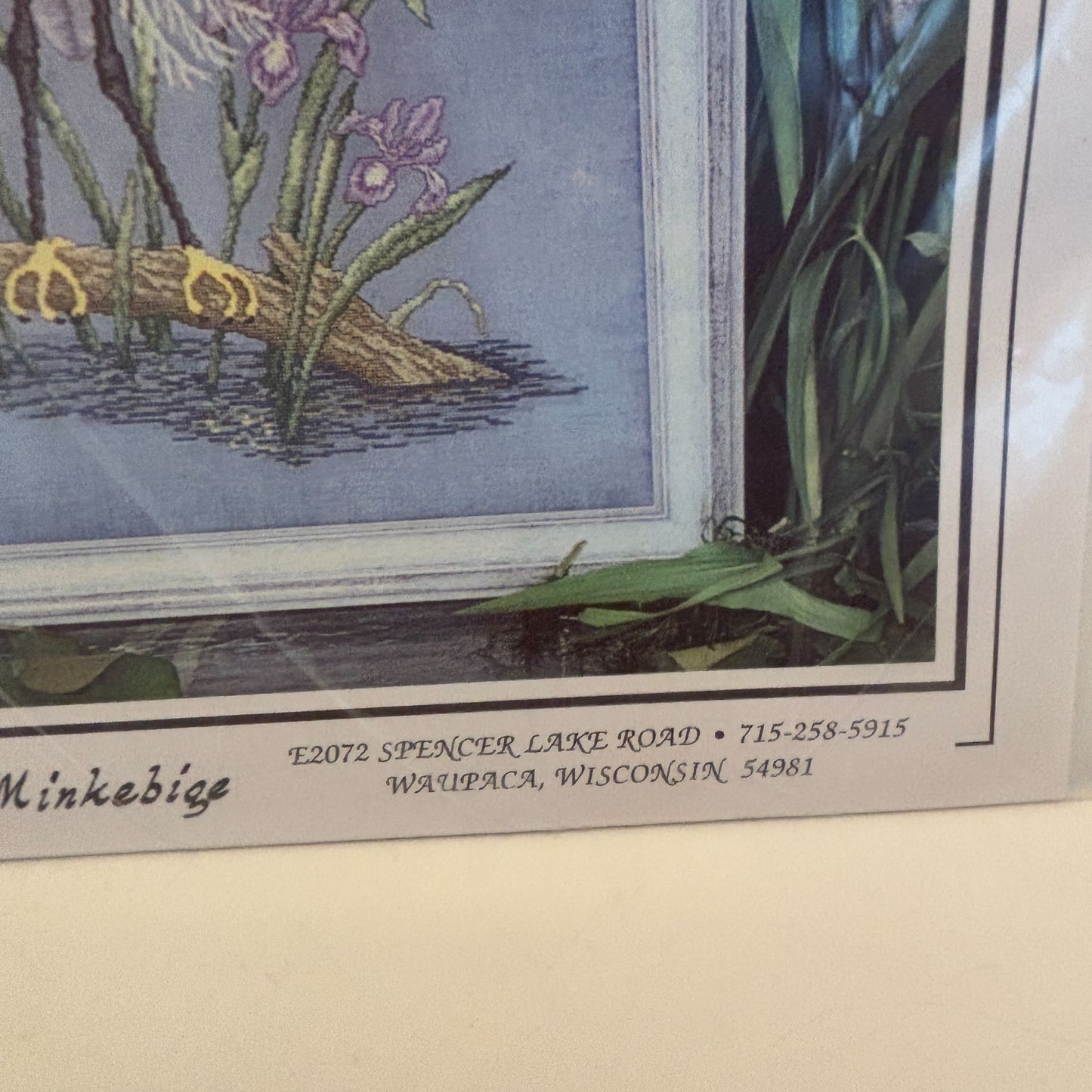 Crossed Wing Collection Cross Stitch Pattern Snowy Egret Bird Nature 43